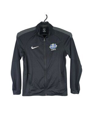 Mens Nike Black Gray Dri-Fit Full Zip Jacket Polyester 2019 National Cup Size M